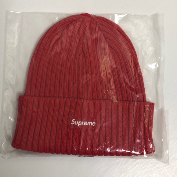 Supreme Other - Supreme new red cable knit logo beanie